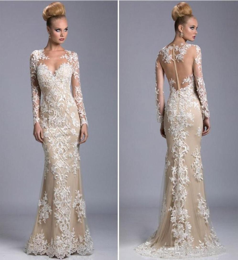 Elegant Mermaid Champagne Mother Of The Bride Dresses Long Sleeves Lace Appliqued Formal Evening Gowns Floor Length Wedding Guest 1115730
Elegant Mermaid Champagne Mother Of The Bride Dresses Long Sleeves Lace Appliqued Formal Evening Gowns Floor Length Wedding Guest 1115730