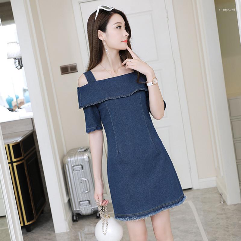 Casual Dresses Women' Sling Zip Fastener A-line Denim Slotted Neck Shoulder Strap Hem Tassels Slim Dress Blue Mini Vestidos
Casual Dresses Women' Sling Zip Fastener A-line Denim Slotted Neck Shoulder Strap Hem Tassels Slim Dress Blue Mini Vestidos