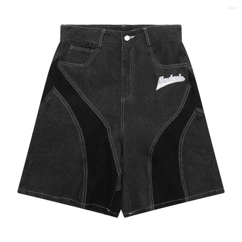 Men's Shorts Black Hip Hop Patches Embroidery Letter Jeans For Men Women Summer Retro Oversized Wide Leg Denim Knee Length Pants
Men's Shorts Black Hip Hop Patches Embroidery Letter Jeans For Men Women Summer Retro Oversized Wide Leg Denim Knee Length Pants