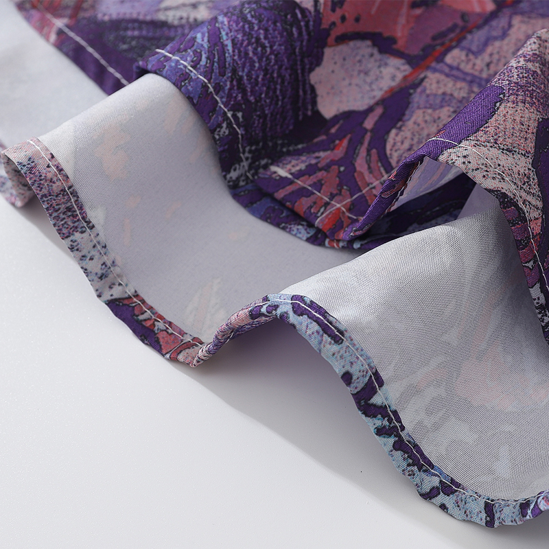 Men s Dress Shirts Oversized Fresh Flower Graphic Pirnt Hip Hop Long Sleeve Tops Summer Fashion Harajuku Couple Blouse Streetwear 230629