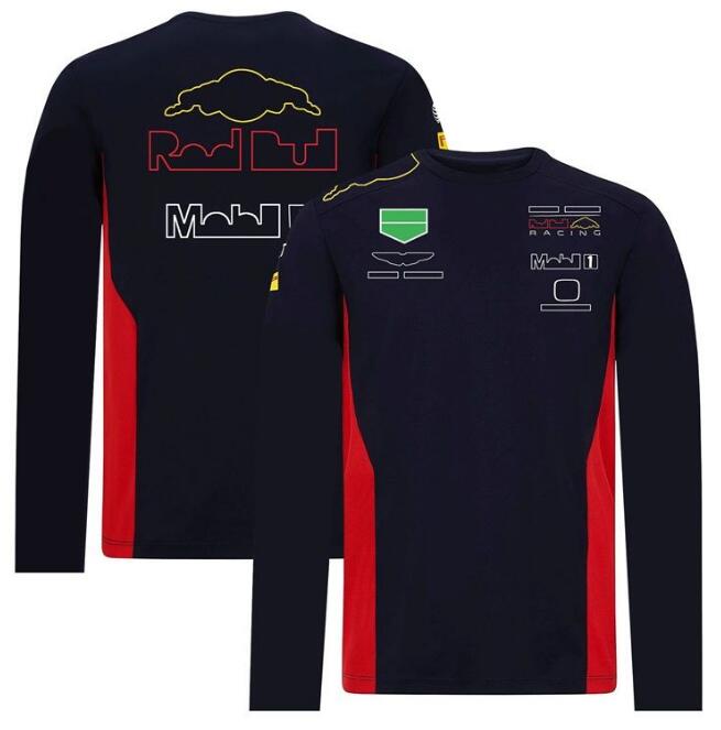 F1 Formula One T-shirt summer long-sleeved shirt with the same custom