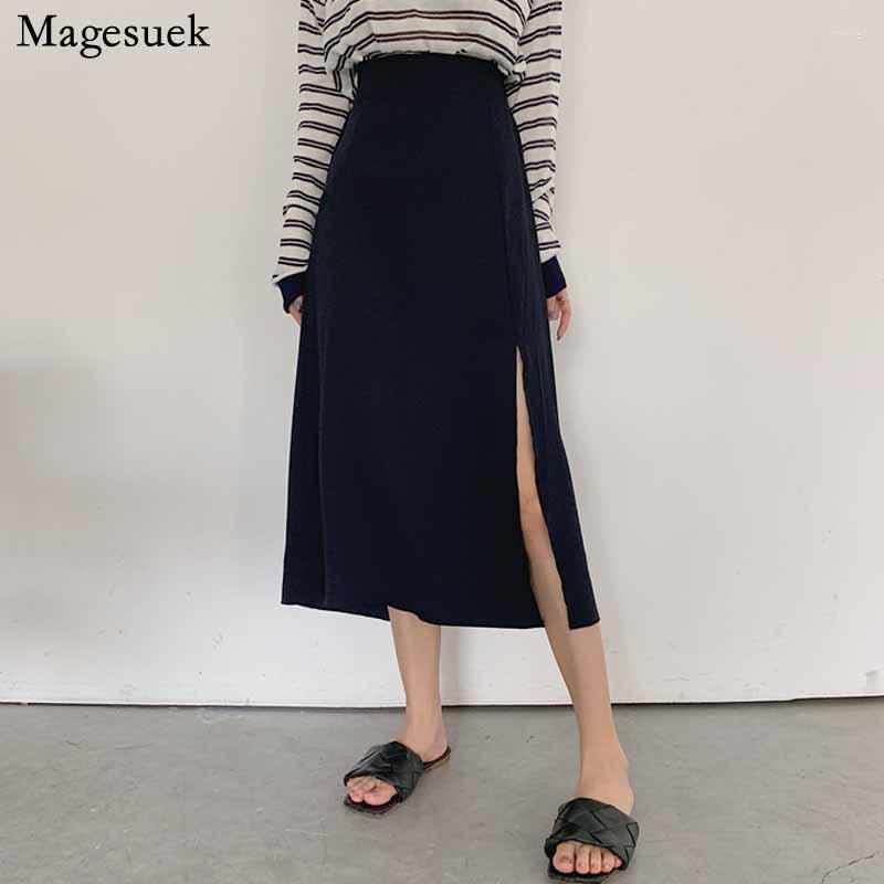 Skirts A-line Korean Autumn One-Piece Side Split Stitching Women's Skirt 2023 Black Slim High Waist Midi Jupe Femme 10631
Skirts A-line Korean Autumn One-Piece Side Split Stitching Women's Skirt 2023 Black Slim High Waist Midi Jupe Femme 10631
