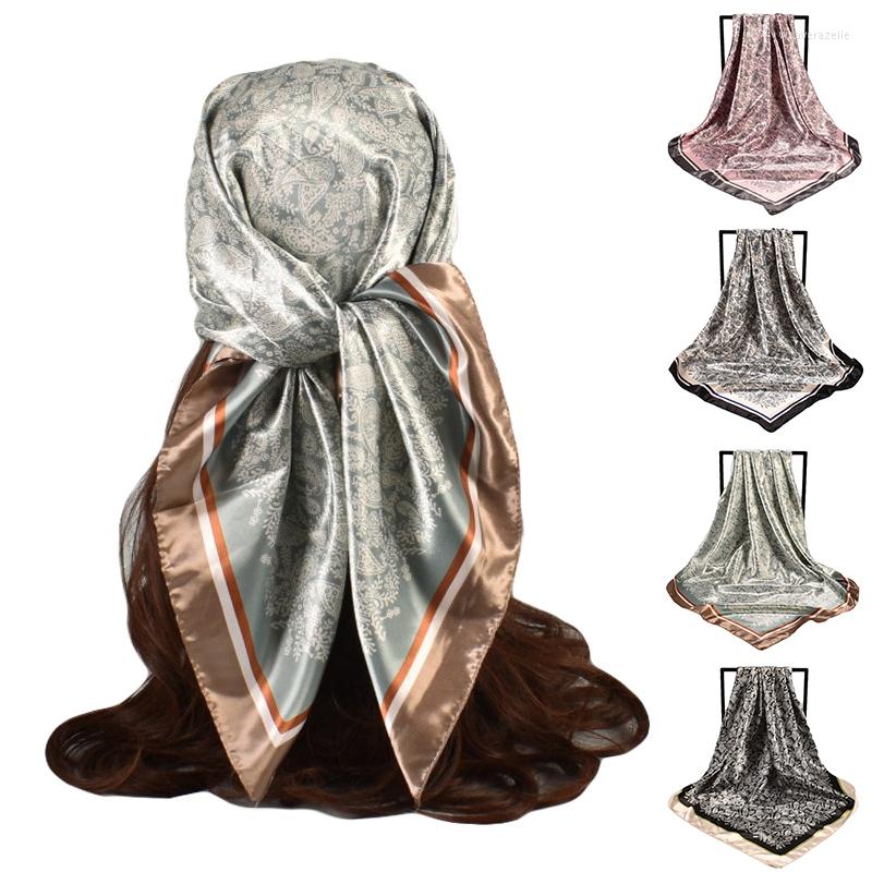 Scarves Square Satin Women 90 90cm Hijab Scarf Muslim Female Shawls And Wrap Hair Head Pareo Bandanna For Lady
Scarves Square Satin Women 90 90cm Hijab Scarf Muslim Female Shawls And Wrap Hair Head Pareo Bandanna For Lady