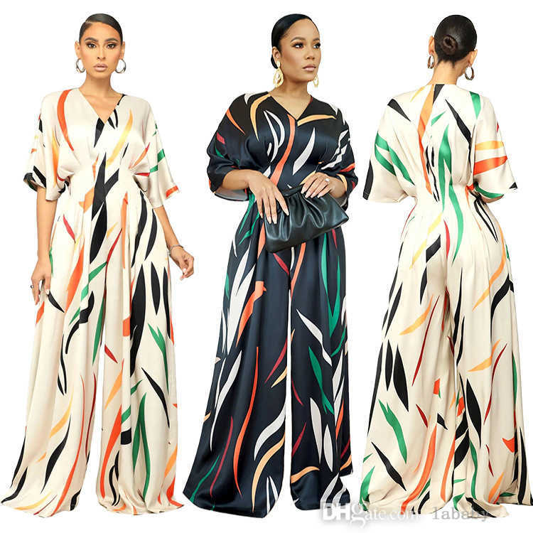 2023 Spring Summer Jumpsuit Sexy Printed Half Sleeve V-neck Long Pants Bodysuit Romper Clothing Fashion Jumpsuits For Women, White flowers
2023 Spring Summer Jumpsuit Sexy Printed Half Sleeve V-neck Long Pants Bodysuit Romper Clothing Fashion Jumpsuits For Women, White flowers