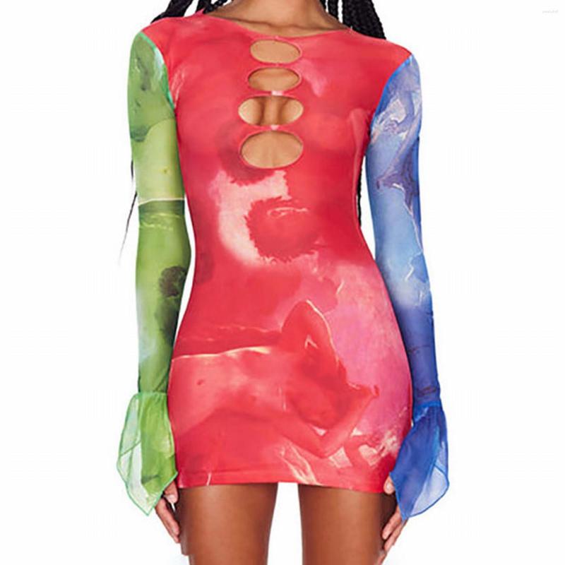 Casual Dresses Women' Mesh Patchwork Hollowed Out Contrasting Buttocks Dress Petite For Women Long Sleeve, Red
Casual Dresses Women' Mesh Patchwork Hollowed Out Contrasting Buttocks Dress Petite For Women Long Sleeve, Red