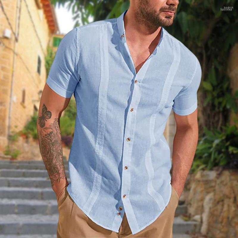 Men's Casual Shirts Men's Stylish Wear-resistant Young Style Summer Shirt Men T-shirt Stripe Breathable Material, Black
Men's Casual Shirts Men's Stylish Wear-resistant Young Style Summer Shirt Men T-shirt Stripe Breathable Material, Black