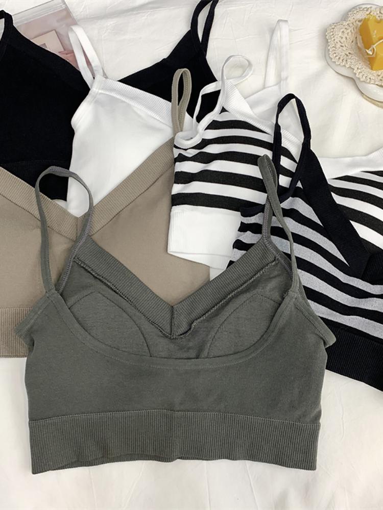 Women's Tanks HELIAR Women Spaghetti Camis Underwear Padded Bra Backless Screw Slim Knitted Tank Tops Cute Off Shoulder For, White
Women's Tanks HELIAR Women Spaghetti Camis Underwear Padded Bra Backless Screw Slim Knitted Tank Tops Cute Off Shoulder For, White