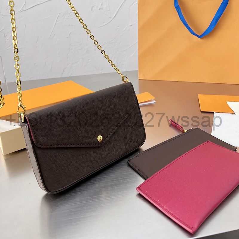 Classic 3-in-one Bags Designer Handbags Brown Flower Crossbody Bag Leather Replica Shoulder Handbag Luxury Women Purse Fashion Lady Tote Flap Wallet, Extra fee (are not sold separately)
Classic 3-in-one Bags Designer Handbags Brown Flower Crossbody Bag Leather Replica Shoulder Handbag Luxury Women Purse Fashion Lady Tote Flap Wallet, Extra fee (are not sold separately)