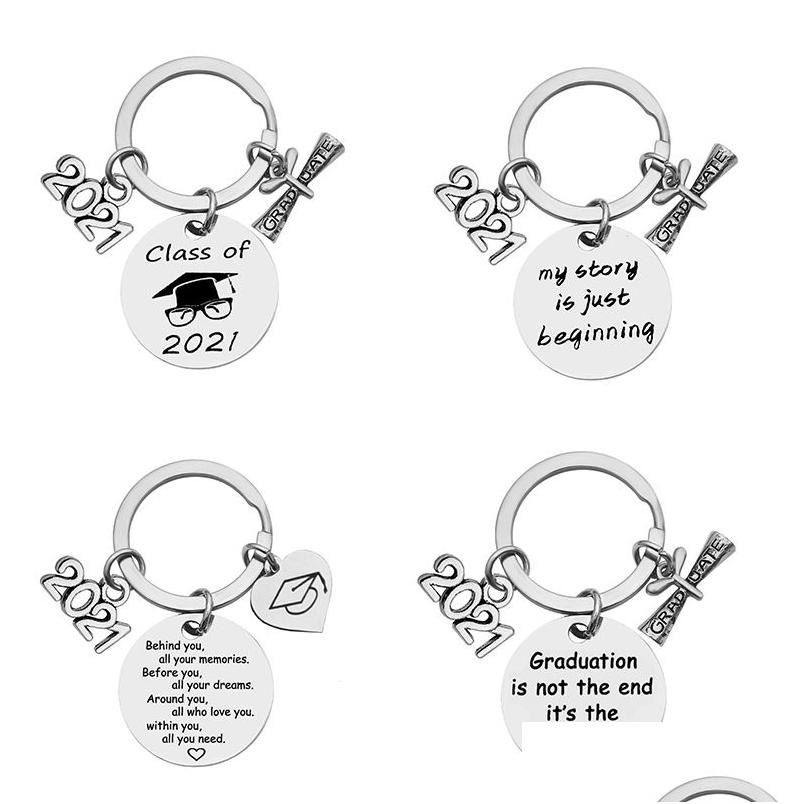 Key Rings 2021 Graduation Season Chain Keyring Stainless Steel Creative Positive Energy Gift Jewelry Accessories Drop Delivery Dhztv
Key Rings 2021 Graduation Season Chain Keyring Stainless Steel Creative Positive Energy Gift Jewelry Accessories Drop Delivery Dhztv