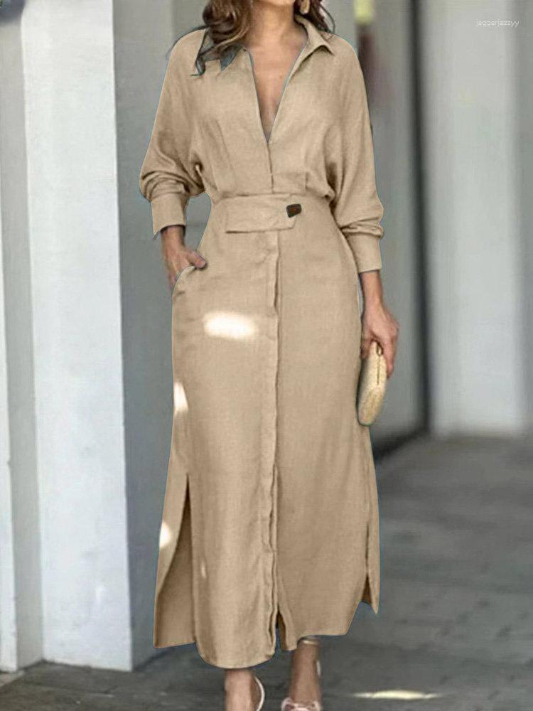 Casual Dresses Fashion Dress For Women Luxury Elegant Solid Color Evening 2023 Party Slip Pockets Chic Promotion Long Sleeve Clothes, Beige
Casual Dresses Fashion Dress For Women Luxury Elegant Solid Color Evening 2023 Party Slip Pockets Chic Promotion Long Sleeve Clothes, Beige