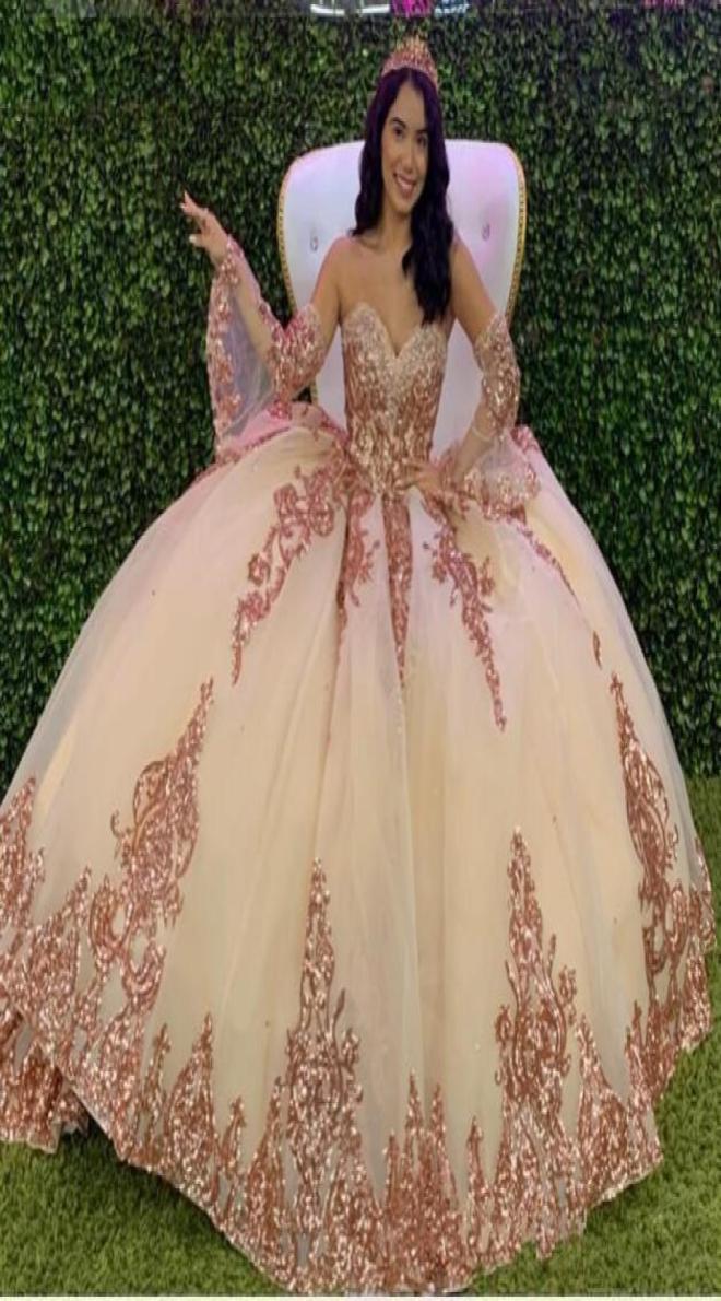 Rose Gold Sparkly Quinceanera Prom Dresses 2020 Modern Sweetheart Lace Applique Sequins Ball Gown Tulle Vintage Evening Party Swee6697425, Burgundy
Rose Gold Sparkly Quinceanera Prom Dresses 2020 Modern Sweetheart Lace Applique Sequins Ball Gown Tulle Vintage Evening Party Swee6697425, Burgundy