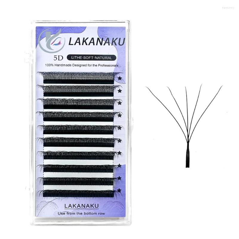 False Eyelashes LAKANAKU 5D W Shape Clover Lashes Extensions Premade Volume Fans Fluffy D Curl Cilios
False Eyelashes LAKANAKU 5D W Shape Clover Lashes Extensions Premade Volume Fans Fluffy D Curl Cilios