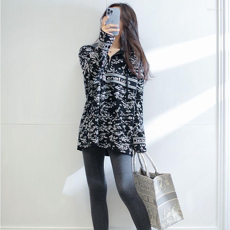 Women' Hoodies 2023 Floral Letters Hooded Sweater Coat Autumn And Winter Foreign Style Lazy Wind Loose, Black
Women' Hoodies 2023 Floral Letters Hooded Sweater Coat Autumn And Winter Foreign Style Lazy Wind Loose, Black