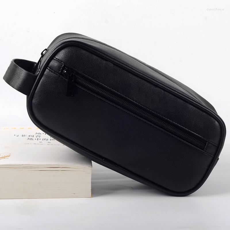 Cosmetic Bags Simple Toiletry Wash Bag PU Leather Black Handbag Waterproof Organizer Pouch Women Men Portable MakeUp
Cosmetic Bags Simple Toiletry Wash Bag PU Leather Black Handbag Waterproof Organizer Pouch Women Men Portable MakeUp
