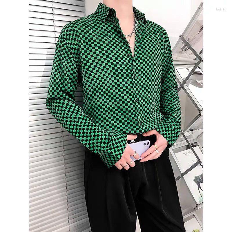 Men's Dress Shirts Men's 2023 Designer Brand Clothing Male Spring High Quality Long Sleeve Shirt Men's Slim Fit Lapel Leisure, Green
Men's Dress Shirts Men's 2023 Designer Brand Clothing Male Spring High Quality Long Sleeve Shirt Men's Slim Fit Lapel Leisure, Green