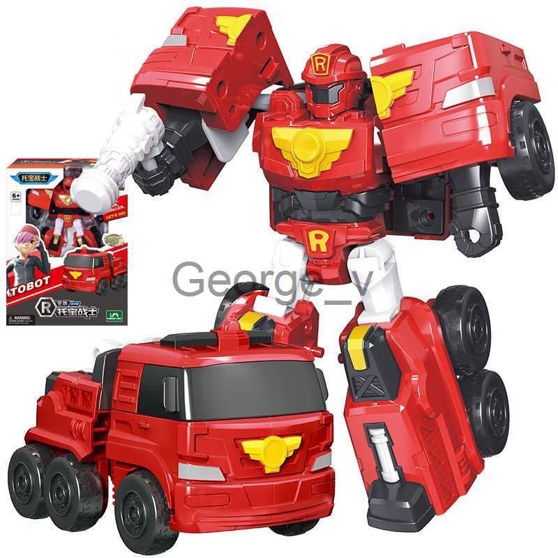 Minifig Mini Tobot Transformation Robot Toys Korea Cartoon Brothers Anime Tobot Deformation Car Airplane Toys for Children Gift J230629