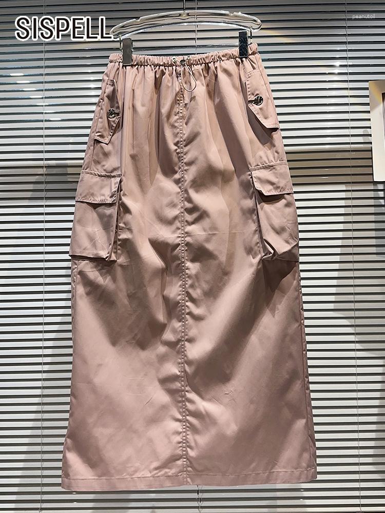 Skirts SISPELL Solid Loose For Women High Waist Split Patchwork Drawstring Floor Lehgth Oversize Skirt Female Summer Clothing, Pink
Skirts SISPELL Solid Loose For Women High Waist Split Patchwork Drawstring Floor Lehgth Oversize Skirt Female Summer Clothing, Pink