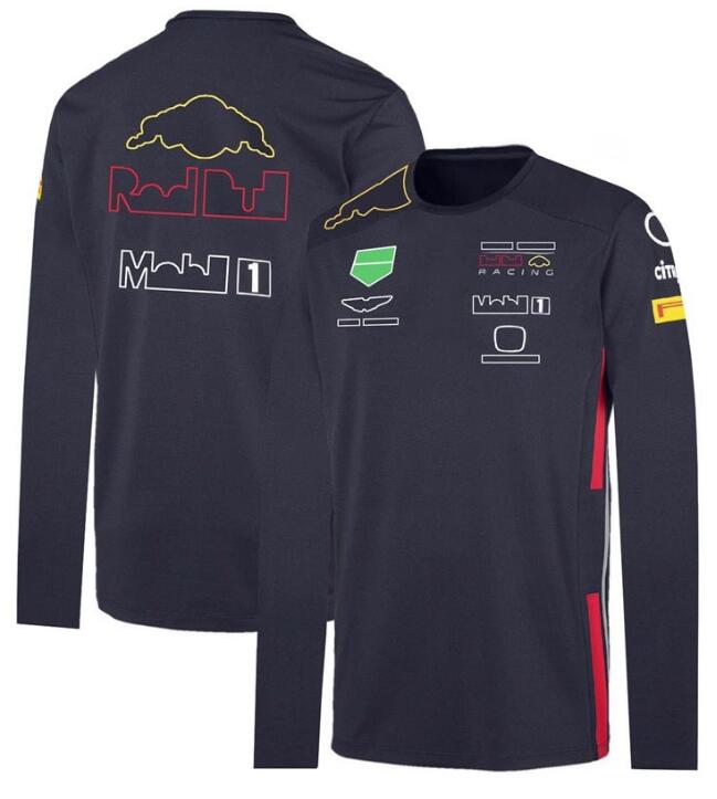 F1 Racing Long Sleeve T-Shirt Spring and Autumn Team Shirt Same Style Customised