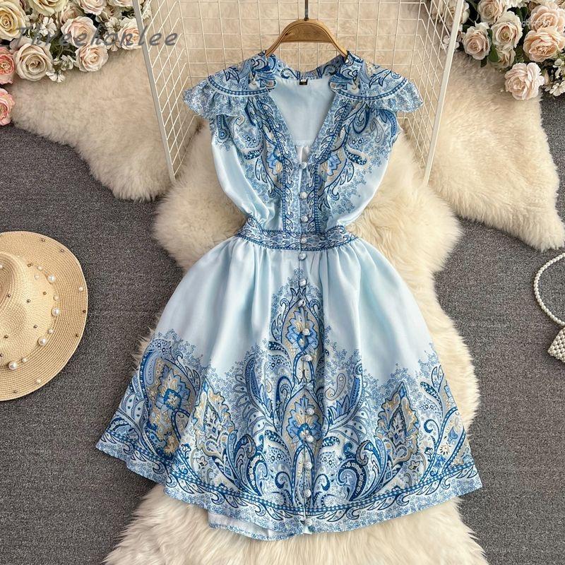 Casual Dresses Summer Women' Fashion Sense V-neck Peplum Lantern Sleeve Dress Retro Tribal Ethnic Style Sleeveless Printed A-line Mini, Light blue
Casual Dresses Summer Women' Fashion Sense V-neck Peplum Lantern Sleeve Dress Retro Tribal Ethnic Style Sleeveless Printed A-line Mini, Light blue