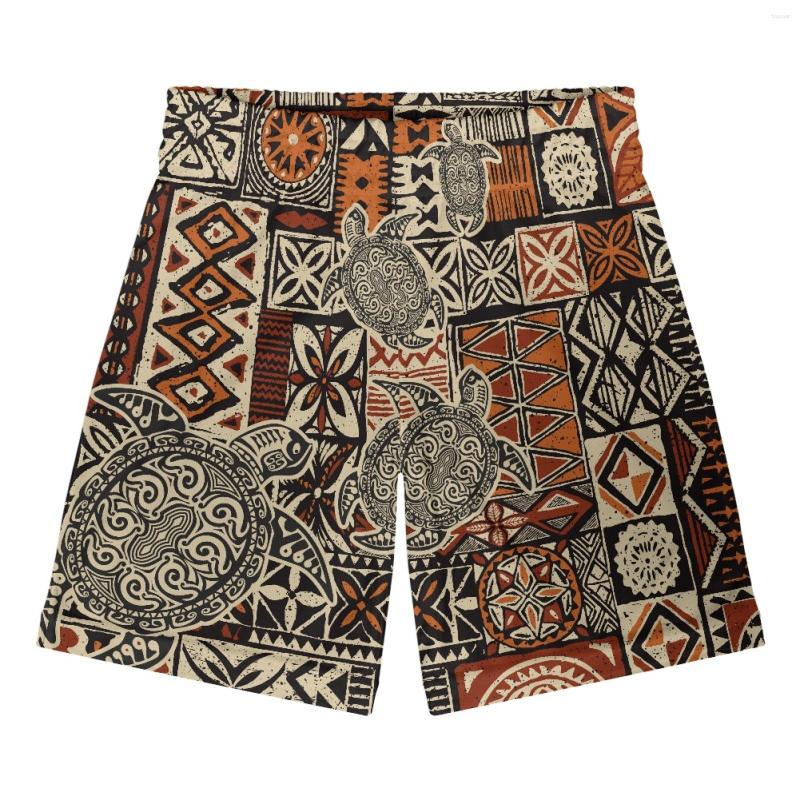 

Men' Shorts Polynesian Tribal Hawaiian Totem Tattoo Hawaii Prints Soft Men Casual Jogging Sport Short Pants Summer Male Running Loose, Hdrd1458bz19