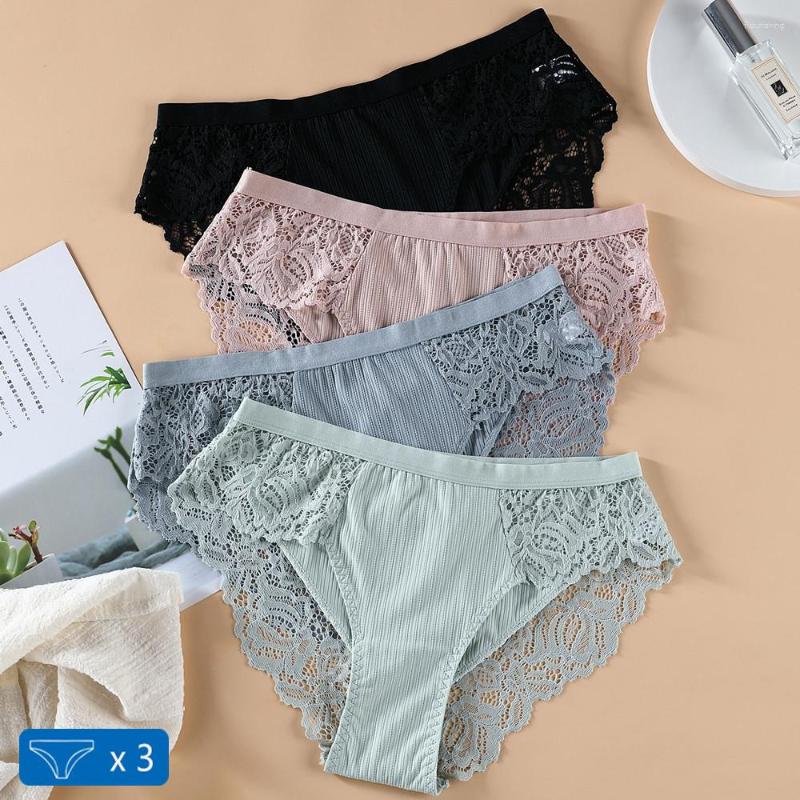 Women's Panties 3Pcs/Lot Fashion Women Lace Ladies Mid Waist Sexy Seamless Brethable Briefs Solid Color Panty Female -XXL Underwear, 13
Women's Panties 3Pcs/Lot Fashion Women Lace Ladies Mid Waist Sexy Seamless Brethable Briefs Solid Color Panty Female -XXL Underwear, 13