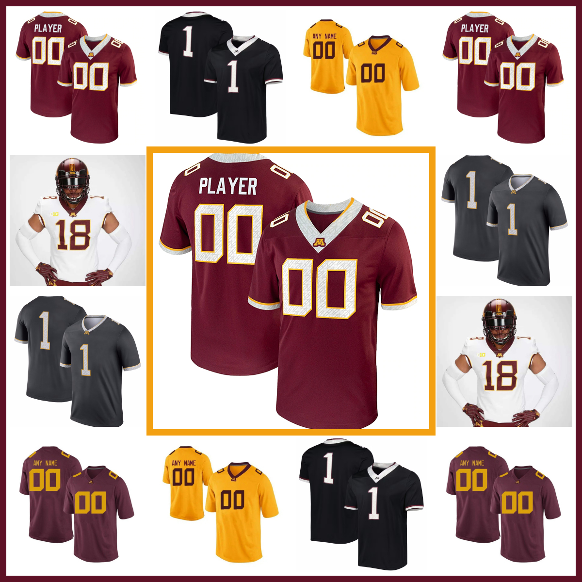 Minnesota Golden Gophers Football jersey Jack Hawkinson Eli Mau Tyler Stolsky Cody Lindenberg Lucas Finnessy Hayden Schwartz Luther McCoy Mens Minnesota jerseys
Minnesota Golden Gophers Football jersey Jack Hawkinson Eli Mau Tyler Stolsky Cody Lindenberg Lucas Finnessy Hayden Schwartz Luther McCoy Mens Minnesota jerseys