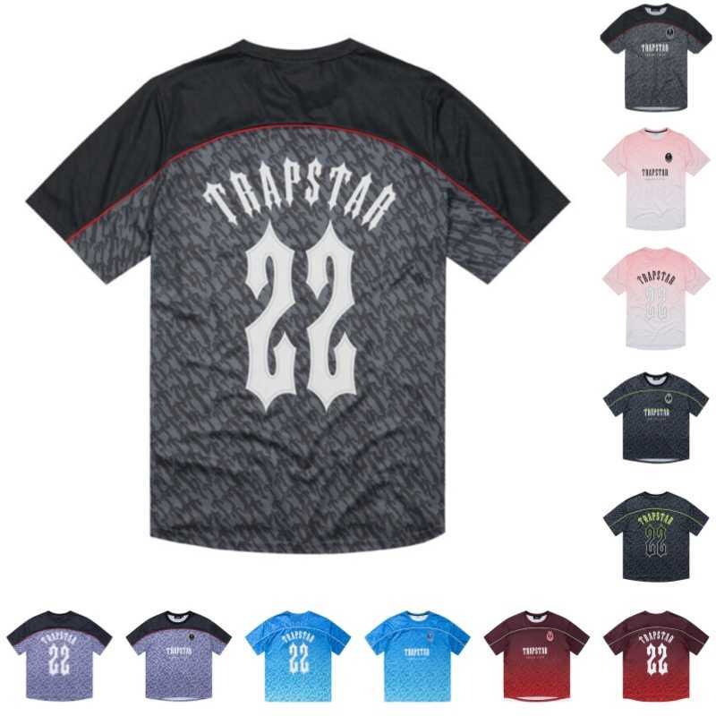 Mens Summer Trapstar Football Jersey T-shirt Designer Casual Tops No.22 Printed Short Sleeved Street Fashion Shirt 93pp, Red
Mens Summer Trapstar Football Jersey T-shirt Designer Casual Tops No.22 Printed Short Sleeved Street Fashion Shirt 93pp, Red