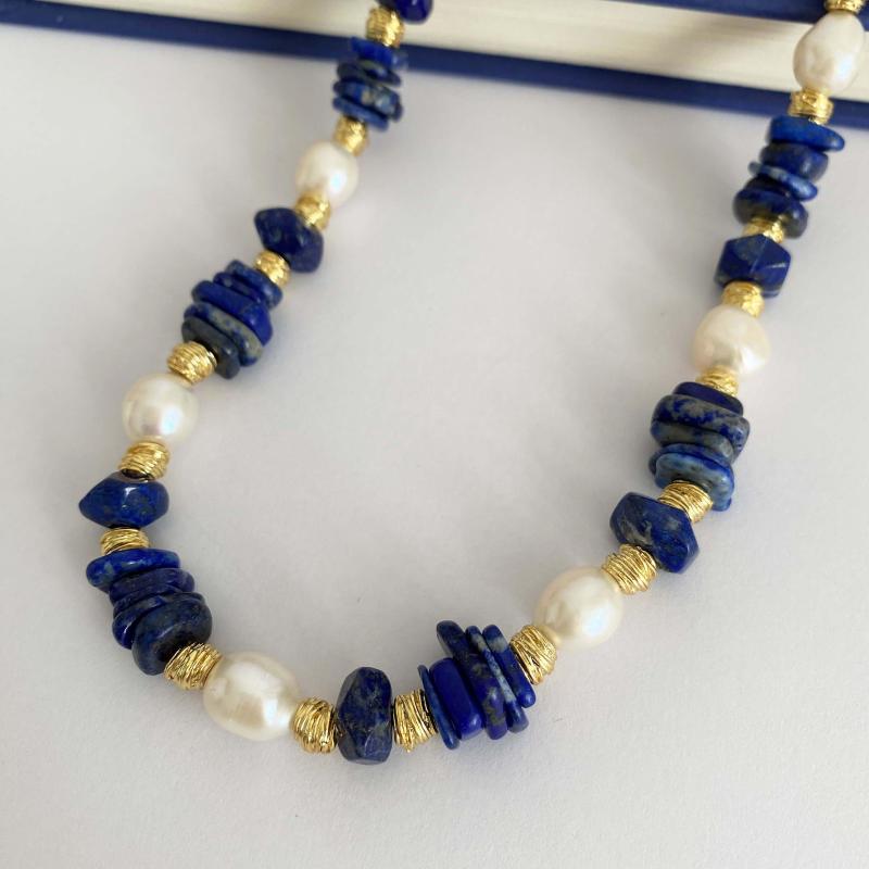 Chains Handmade Natural Stone Beads Baroque Pearl Necklace For Women Summer Holiday Party Jewelry Unique Design
Chains Handmade Natural Stone Beads Baroque Pearl Necklace For Women Summer Holiday Party Jewelry Unique Design