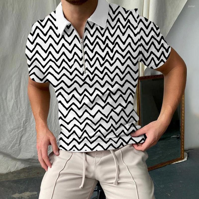 Men's T Shirts Mens Zip Collar Short Sleeve Print Shirt Slim Fit Sport Muscle Tops Tee
Men's T Shirts Mens Zip Collar Short Sleeve Print Shirt Slim Fit Sport Muscle Tops Tee