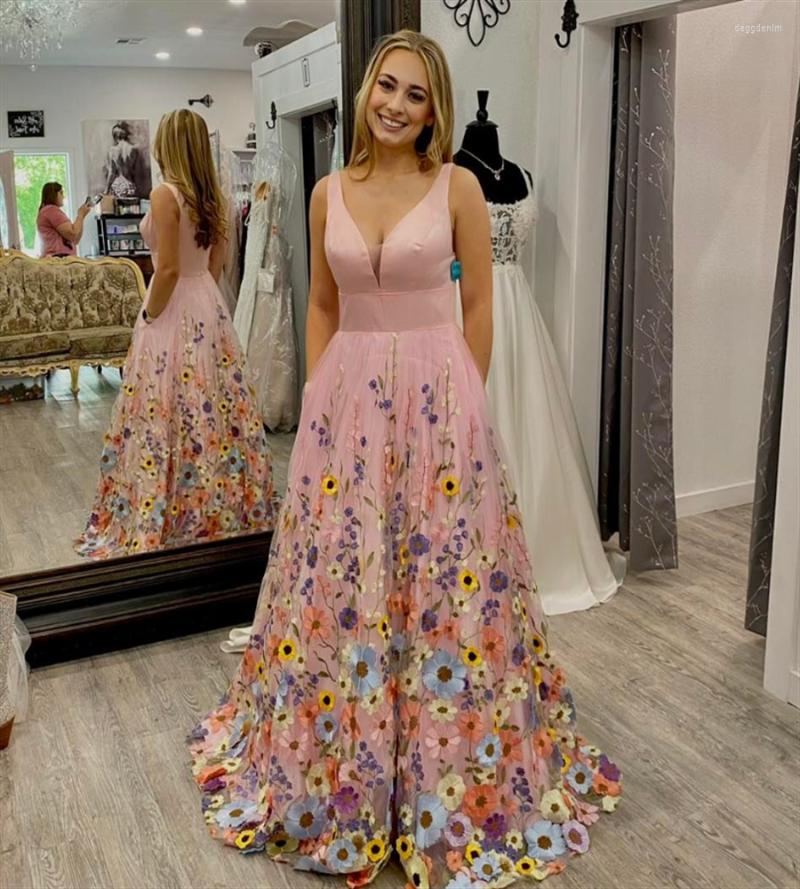 Party Dresses 3D Florals Prom Dress With Colorful Flowers A Line Pink Floor Length Evening Elegant Long Formal Skirt Occasions
Party Dresses 3D Florals Prom Dress With Colorful Flowers A Line Pink Floor Length Evening Elegant Long Formal Skirt Occasions