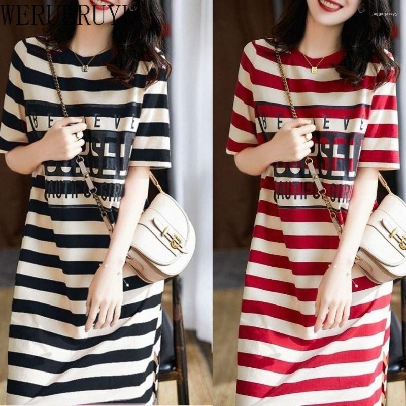 Casual Dresses Korean Fashion Harajuku For Women 2023 Vestidos Striped Print Short Sleeve Midi Dress Summer Aesthetic Clothes, Black
Casual Dresses Korean Fashion Harajuku For Women 2023 Vestidos Striped Print Short Sleeve Midi Dress Summer Aesthetic Clothes, Black