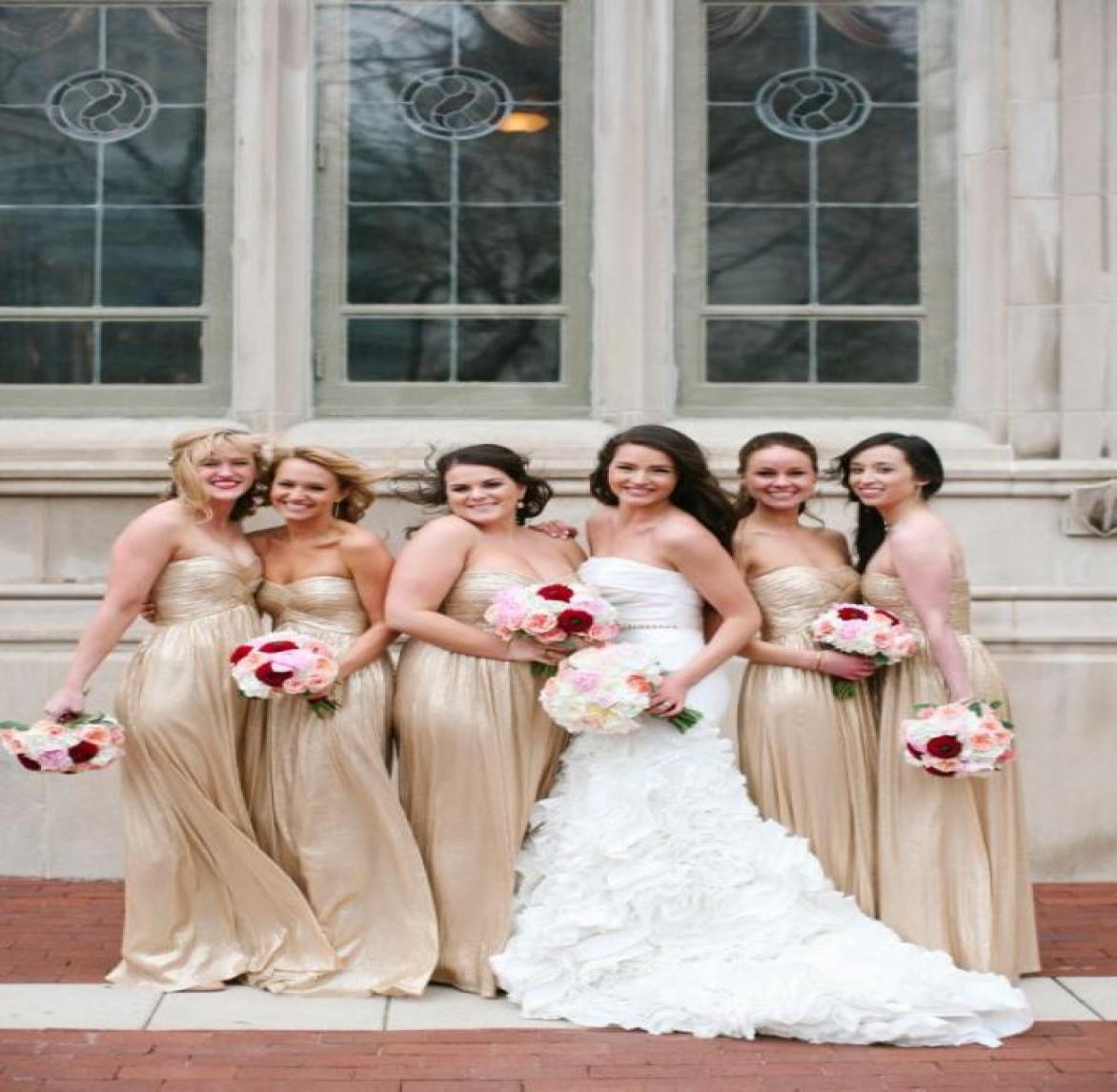2015 Stunning Gold Bridesmaid Dresses Long Empire Wait Sweetheart Floor Length Sexy Backless Wedding Party Dress Maid of Honor Gow3754461
2015 Stunning Gold Bridesmaid Dresses Long Empire Wait Sweetheart Floor Length Sexy Backless Wedding Party Dress Maid of Honor Gow3754461