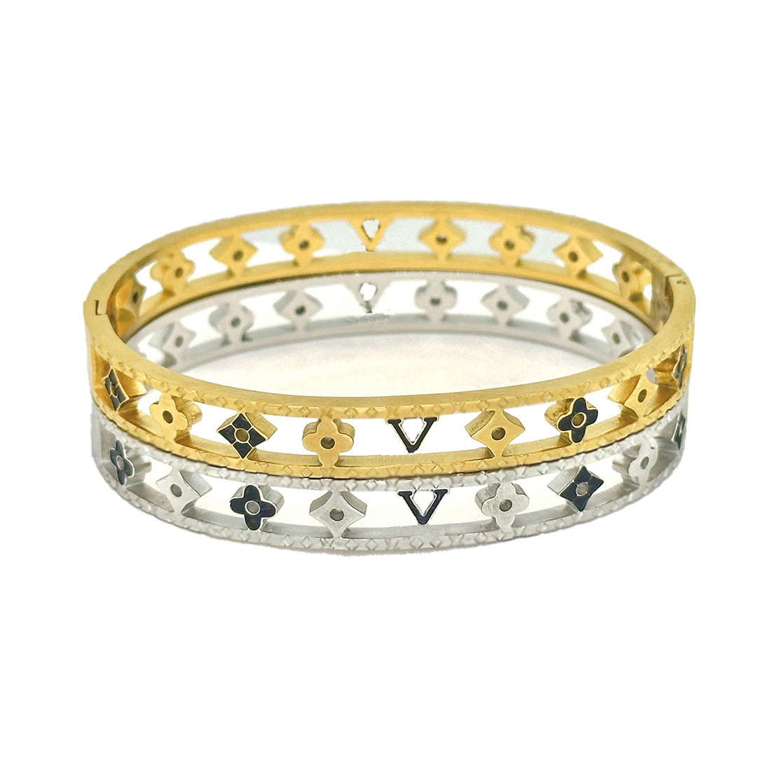 New Style Bracelets Women Bangle Luxury Designer Women Letter Jewelry 18K Gold Plated SilverStainless steel Wedding Lovers Gift Bangles Wholesale
New Style Bracelets Women Bangle Luxury Designer Women Letter Jewelry 18K Gold Plated SilverStainless steel Wedding Lovers Gift Bangles Wholesale