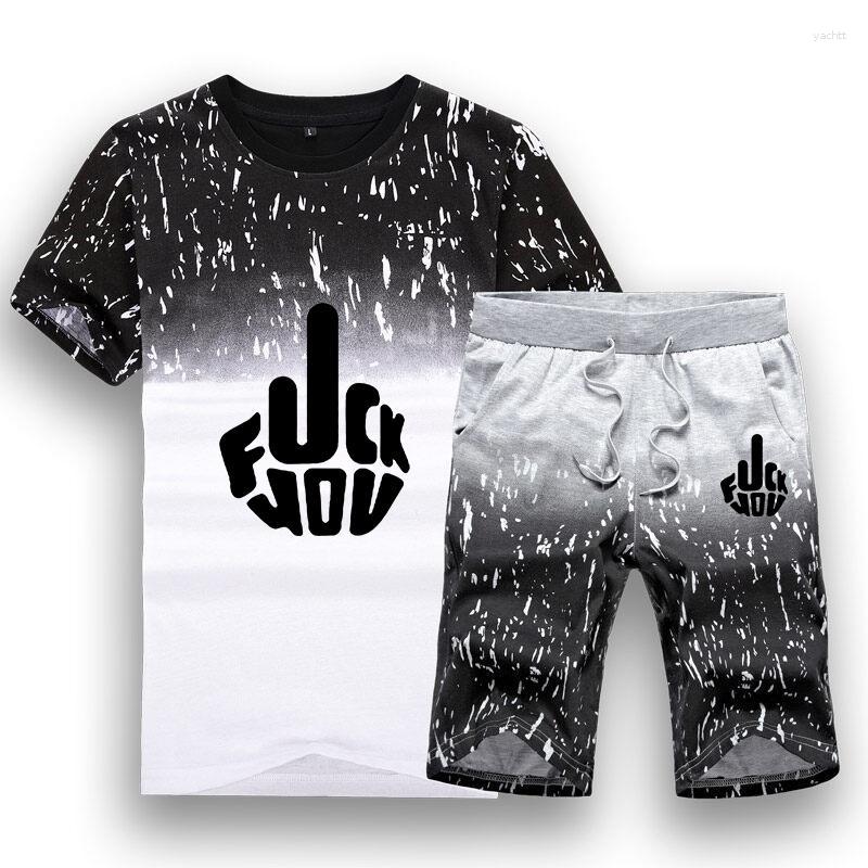 Men's Tracksuits Summer Gradient Print Tracksuit Set Casual Short Sleeve T-Shirt And Shorts 2 Piece Suit Hip Hop Outfit Sportswear, Black lg0380-2
Men's Tracksuits Summer Gradient Print Tracksuit Set Casual Short Sleeve T-Shirt And Shorts 2 Piece Suit Hip Hop Outfit Sportswear, Black lg0380-2