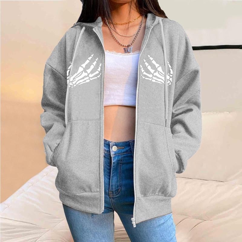 Women' Hoodies Thin Sweatshirts Women Hoodie Fashion Print Fleece Zip Sweatshirt With Pocket, Black
Women' Hoodies Thin Sweatshirts Women Hoodie Fashion Print Fleece Zip Sweatshirt With Pocket, Black