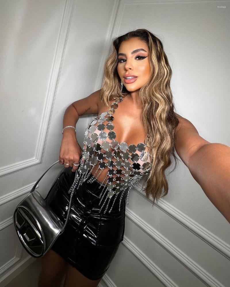 Women's Tanks Gotoola Chic This Year -Selling Product Slimming And Fashionable Nightclub Acrylic Chain Lace-up Backless Tassel Vest, Silver
Women's Tanks Gotoola Chic This Year -Selling Product Slimming And Fashionable Nightclub Acrylic Chain Lace-up Backless Tassel Vest, Silver