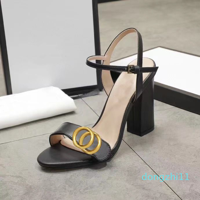 Classic High heeled sandals party 100% leather women Dance shoe designer sexy heels 10cm Suede Lady Metal Belt buckle Thick Heel Woman shoes Large size 34-41-42 With b, Gold
Classic High heeled sandals party 100% leather women Dance shoe designer sexy heels 10cm Suede Lady Metal Belt buckle Thick Heel Woman shoes Large size 34-41-42 With b, Gold