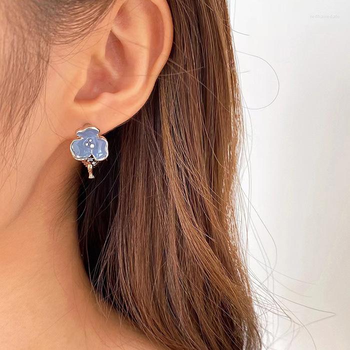 Stud Earrings 925 Sterling Silver Flower Iris Shaped For Women Party Fine Jewelry Advanced Minimalist Fashion Accessories
Stud Earrings 925 Sterling Silver Flower Iris Shaped For Women Party Fine Jewelry Advanced Minimalist Fashion Accessories
