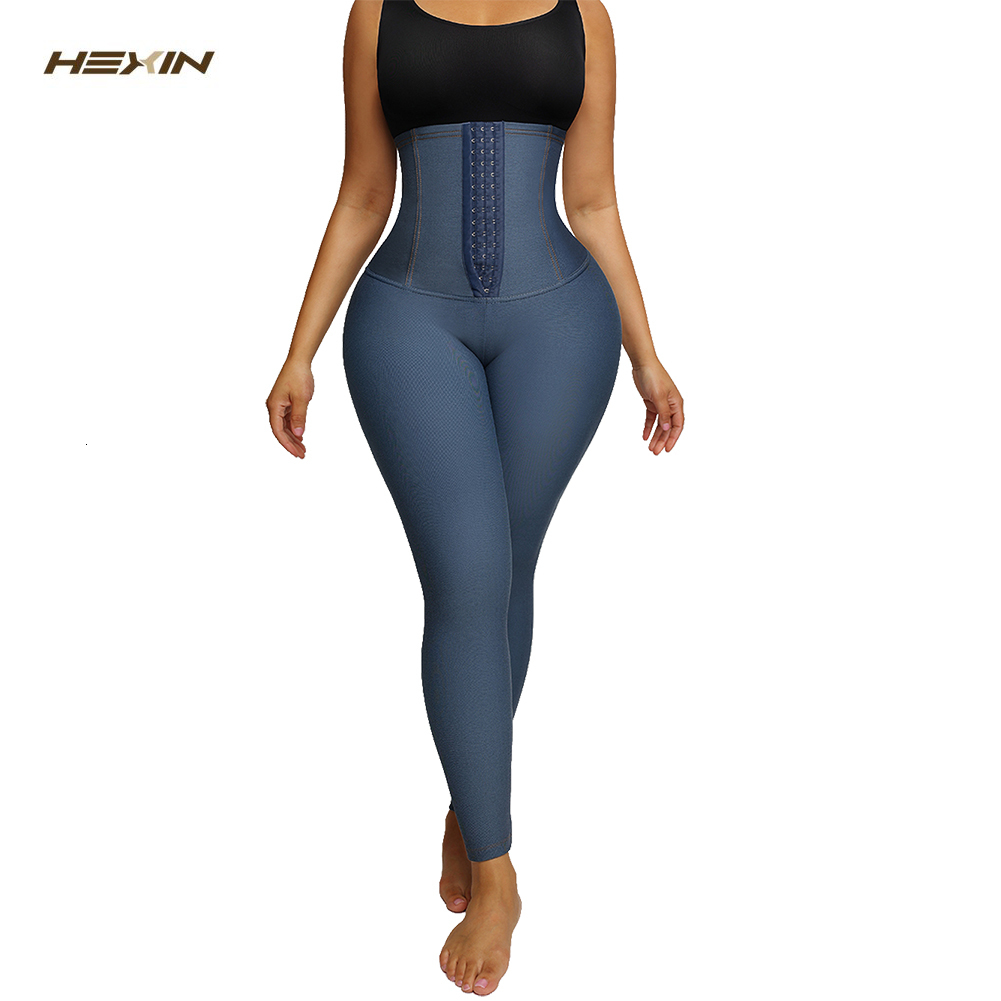Waist Tummy Shaper Women Fajas Leggings Demin Material Trainer High Stretchy Control Slimming Pants 230629, Black
Waist Tummy Shaper Women Fajas Leggings Demin Material Trainer High Stretchy Control Slimming Pants 230629, Black