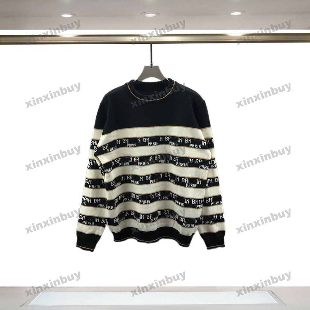 xinxinbuy Men women designer Sweatshirt Hoodie Paris Stripe sleeve small Jacquard Letter sweater Paris Apparel black white S-2XL, Multi
xinxinbuy Men women designer Sweatshirt Hoodie Paris Stripe sleeve small Jacquard Letter sweater Paris Apparel black white S-2XL, Multi