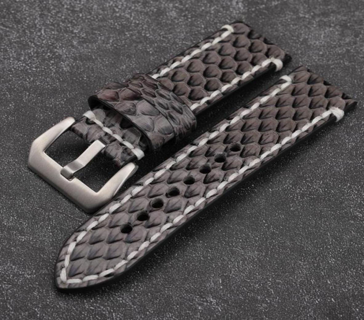 Watch Bands Handmade Gray Python Leather Strap 20 22 24 26MM Compatible With PAM111 441 Men039s Bracelet4657933
Watch Bands Handmade Gray Python Leather Strap 20 22 24 26MM Compatible With PAM111 441 Men039s Bracelet4657933