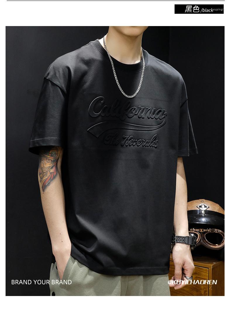 Men's T Shirts M3156 Summer Body Printing Short Sleeve T-Shirt Men's Loose, Black
Men's T Shirts M3156 Summer Body Printing Short Sleeve T-Shirt Men's Loose, Black