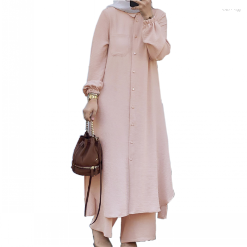 Ethnic Clothing Middle Eastern Muslim Set Abaya Two Piece Long Sleeve Top And Pants Outfit Sold Fashion Loose Casual Match Girls's Suit 2023
Ethnic Clothing Middle Eastern Muslim Set Abaya Two Piece Long Sleeve Top And Pants Outfit Sold Fashion Loose Casual Match Girls's Suit 2023