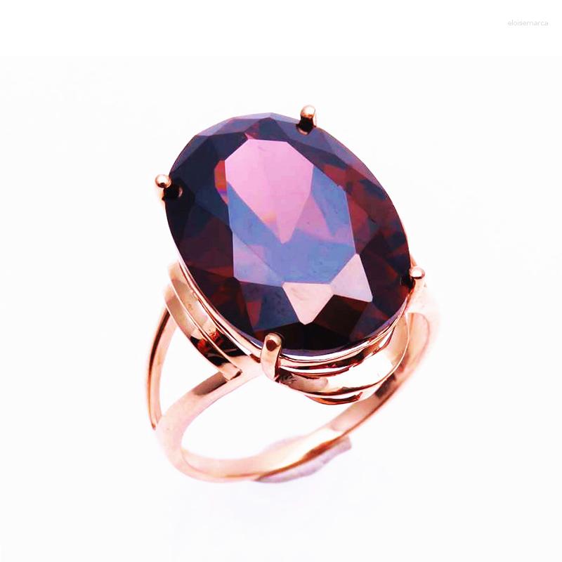 Cluster Rings 585 Purple Gold Inlaid Oval Ruby For Women Adjustable Light Luxury Classic 14K Rose Jewelry Gift Girlfriend
Cluster Rings 585 Purple Gold Inlaid Oval Ruby For Women Adjustable Light Luxury Classic 14K Rose Jewelry Gift Girlfriend
