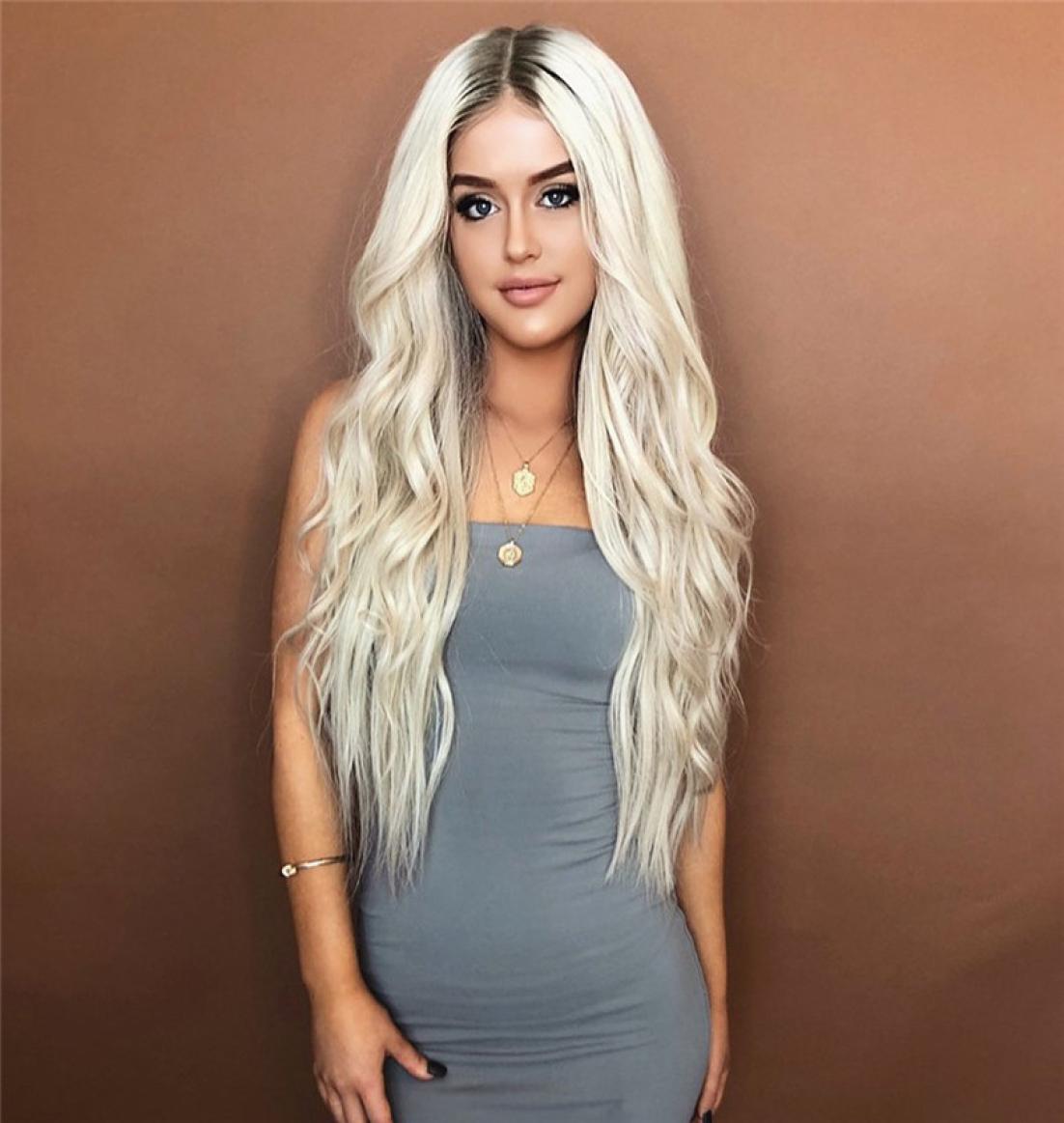 SHUOWEN 26 Inches Deep Wave Synthetic Remy Hair Wig Light Blonde Simulation Human Hair Pelucas Wave Wigs Wig1488745459
SHUOWEN 26 Inches Deep Wave Synthetic Remy Hair Wig Light Blonde Simulation Human Hair Pelucas Wave Wigs Wig1488745459