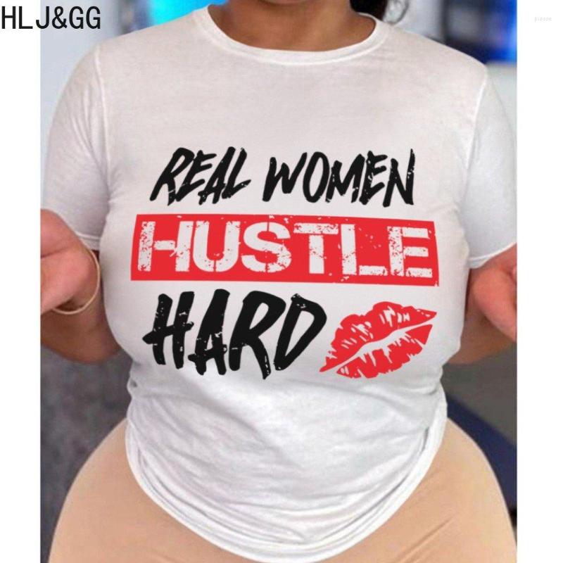 Women' T Shirts HLJ&GG Casual Letter Printing Slim Tops Women Round Neck Short Sleeve Tshirts Summer Harajuku Style Clothing 2023 Female, Black
Women' T Shirts HLJ&GG Casual Letter Printing Slim Tops Women Round Neck Short Sleeve Tshirts Summer Harajuku Style Clothing 2023 Female, Black