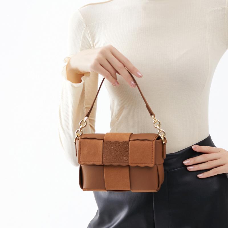 Evening Bags Women's Cowhide Crossbody Bag Woven Small Square Real Genuine Leather Shoulder Handbag For Women Ladies Female, Brown
Evening Bags Women's Cowhide Crossbody Bag Woven Small Square Real Genuine Leather Shoulder Handbag For Women Ladies Female, Brown