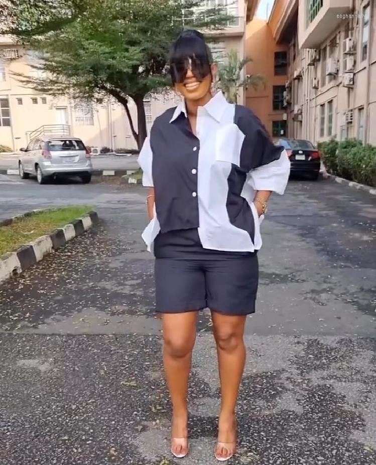 Women' Tracksuits VAZN 2023 INS Patchwork Shirt Set Casual Overalls Shirt&Short Asymmetrical Full Sleeve Short Pant Slim Women 2 Piece, Black
Women' Tracksuits VAZN 2023 INS Patchwork Shirt Set Casual Overalls Shirt&Short Asymmetrical Full Sleeve Short Pant Slim Women 2 Piece, Black