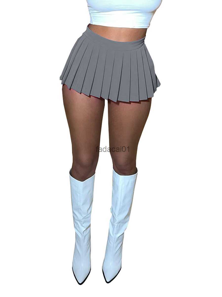 Women Summer Pleated Skirt High Waist Solid Color Mini Bottoms Aline Skirt for Party Club BlackBlueGreenGreyRose Red L230621, Gray
Women Summer Pleated Skirt High Waist Solid Color Mini Bottoms Aline Skirt for Party Club BlackBlueGreenGreyRose Red L230621, Gray