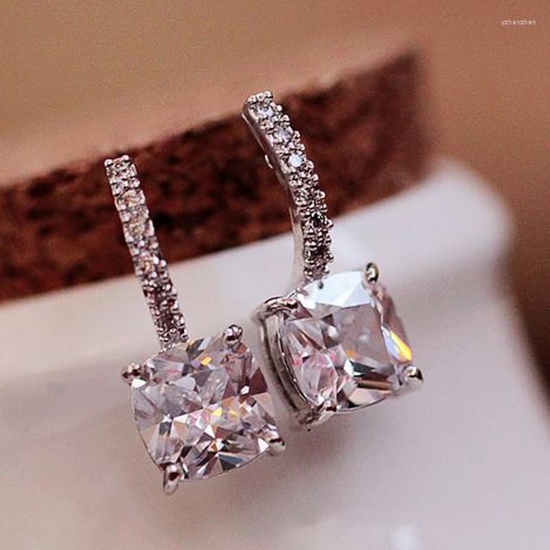 Stud Earrings Huitan Delicate Women Silver Color Wedding Engagement Accessories Chic With Brilliant CZ Fashion Jewelry
Stud Earrings Huitan Delicate Women Silver Color Wedding Engagement Accessories Chic With Brilliant CZ Fashion Jewelry